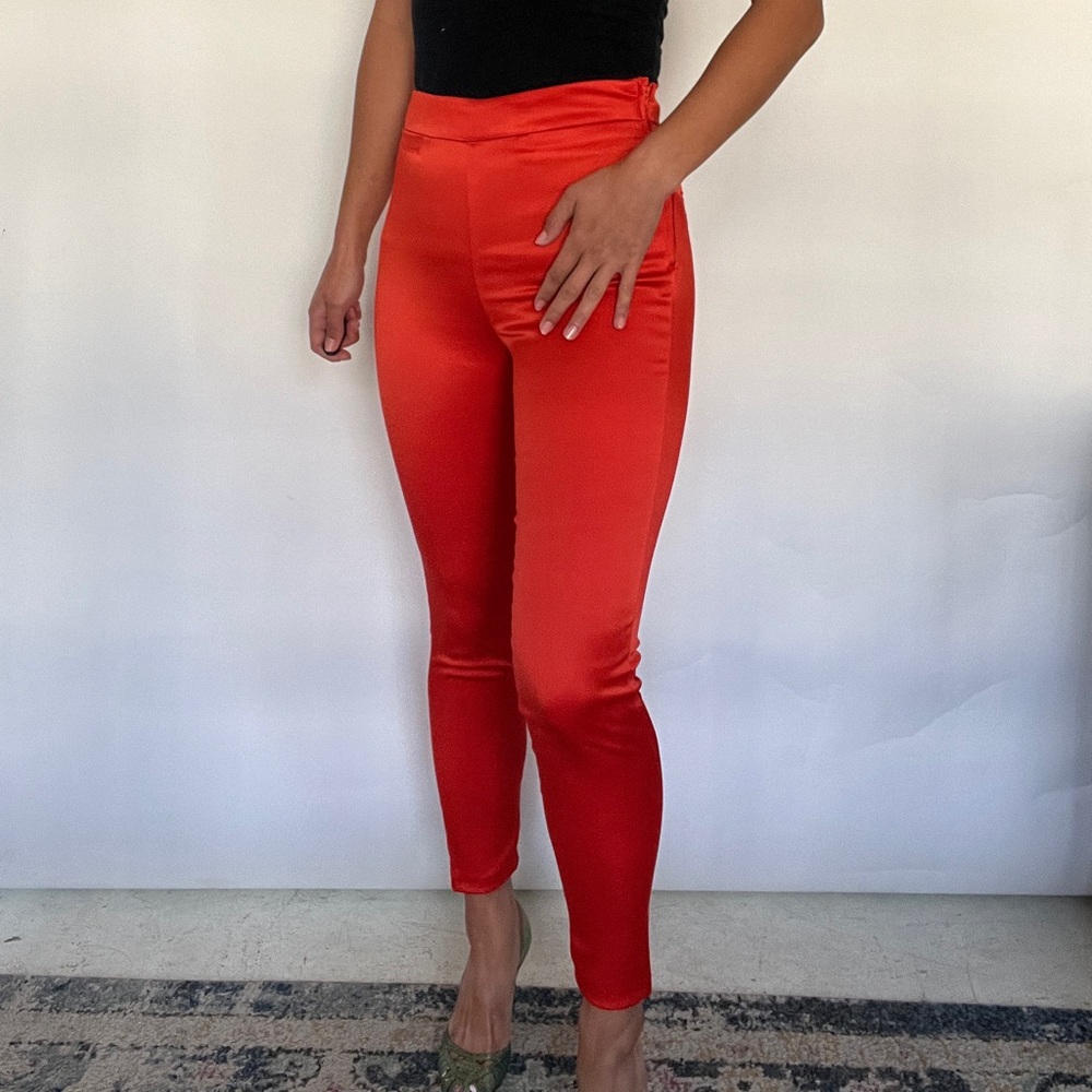 H&M tight orange pant